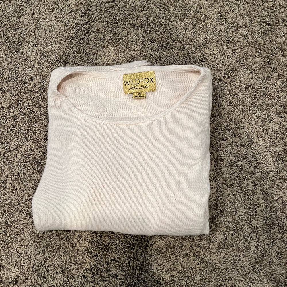 Wildfox Light Pink Sweater